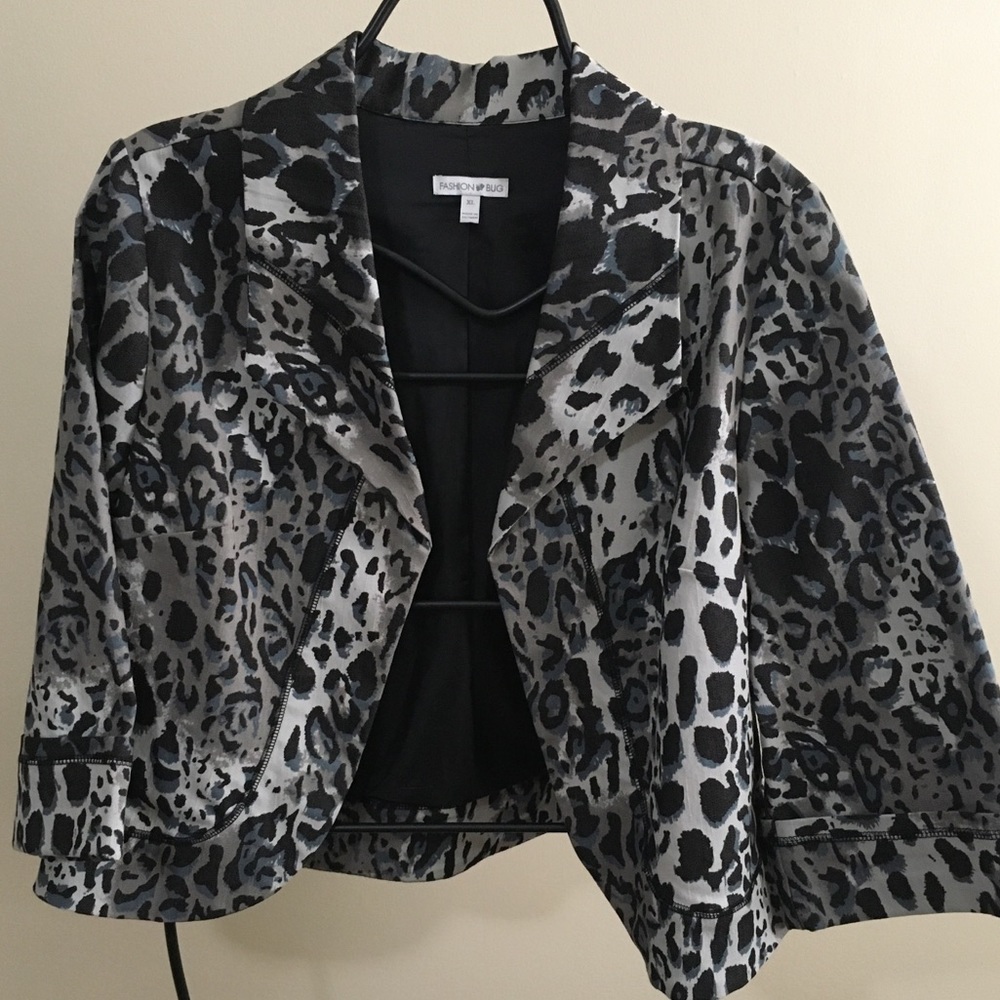 Vintage Fashion Bug leopard print jacket